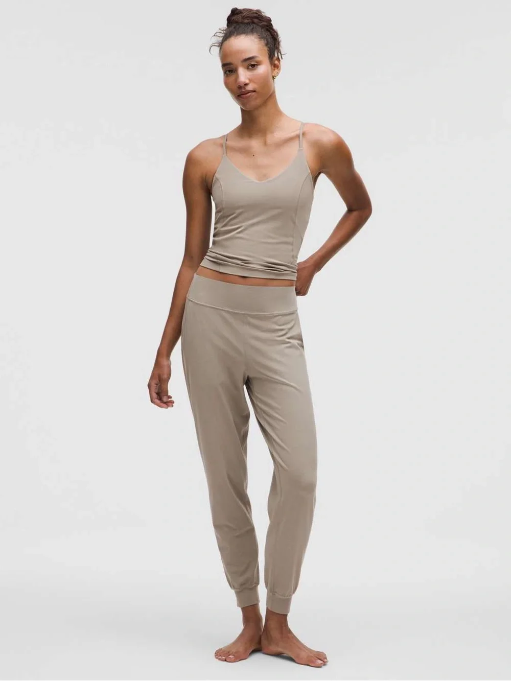 lululemon athletica Women's Taupe Jogger Pants